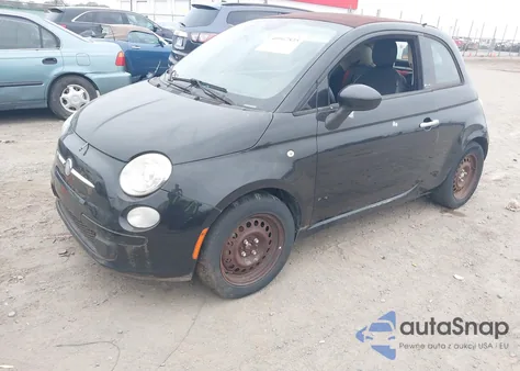 2012 Fiat 500 Pop z USA, uszkodzony, nr VIN 3C3CFFDR1CT380064